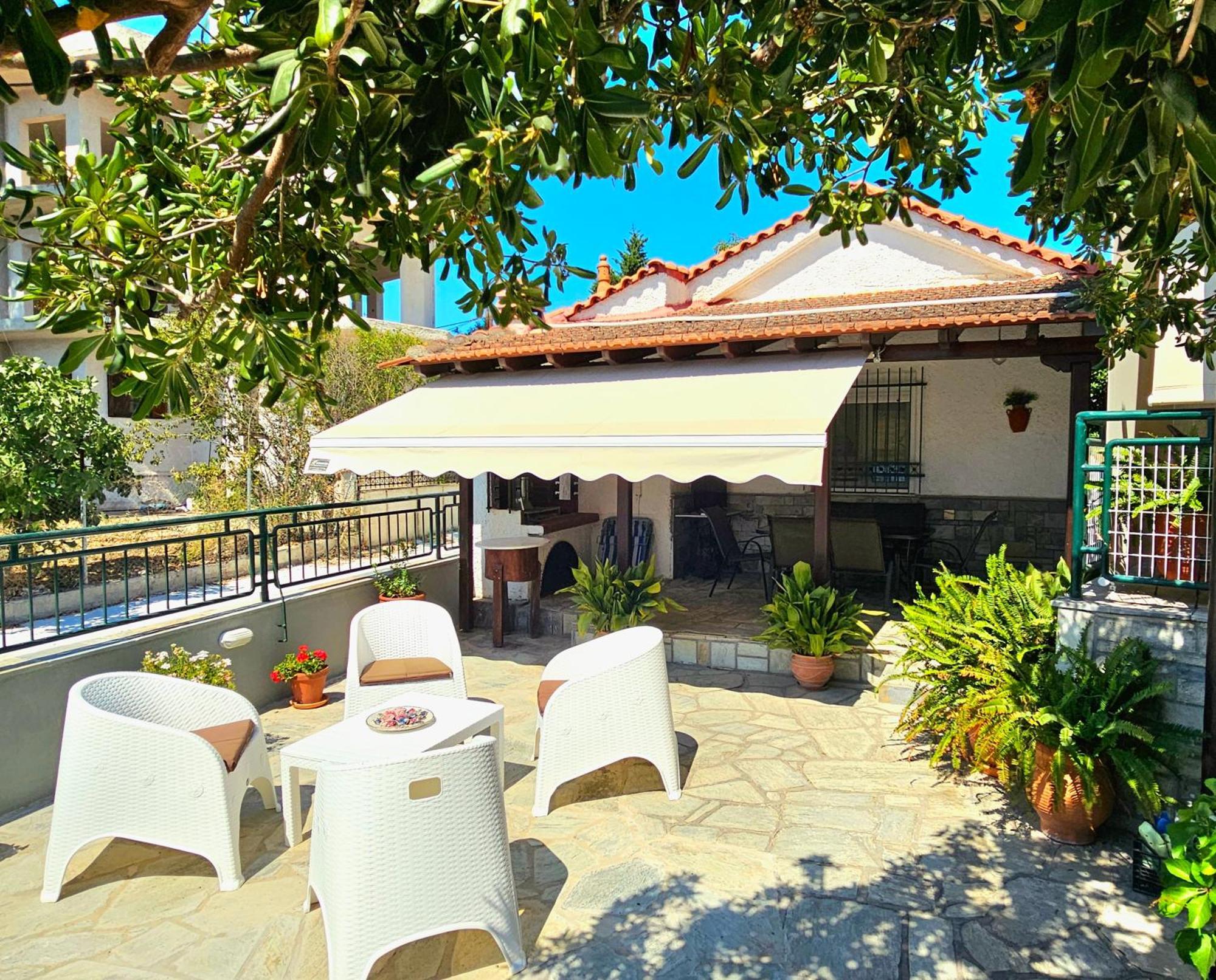 Villa Polianthi Seaside House Marathos  Esterno foto