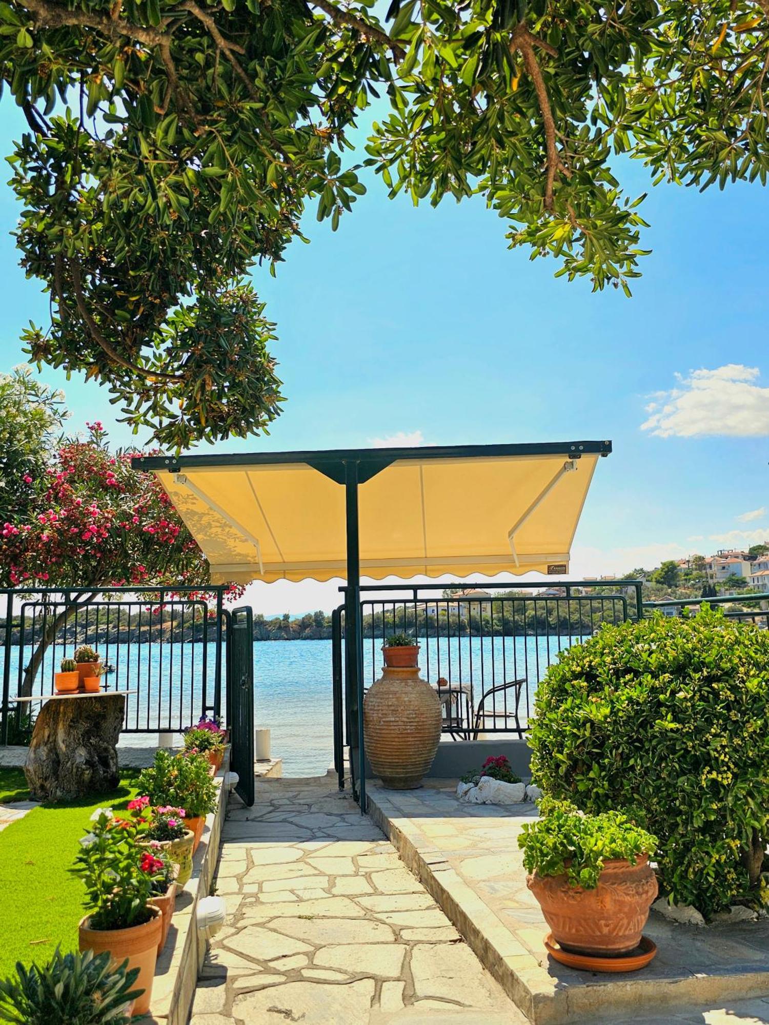 Villa Polianthi Seaside House Marathos  Esterno foto